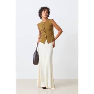 NEW SUNCOO women's franki skirt in blanc casse